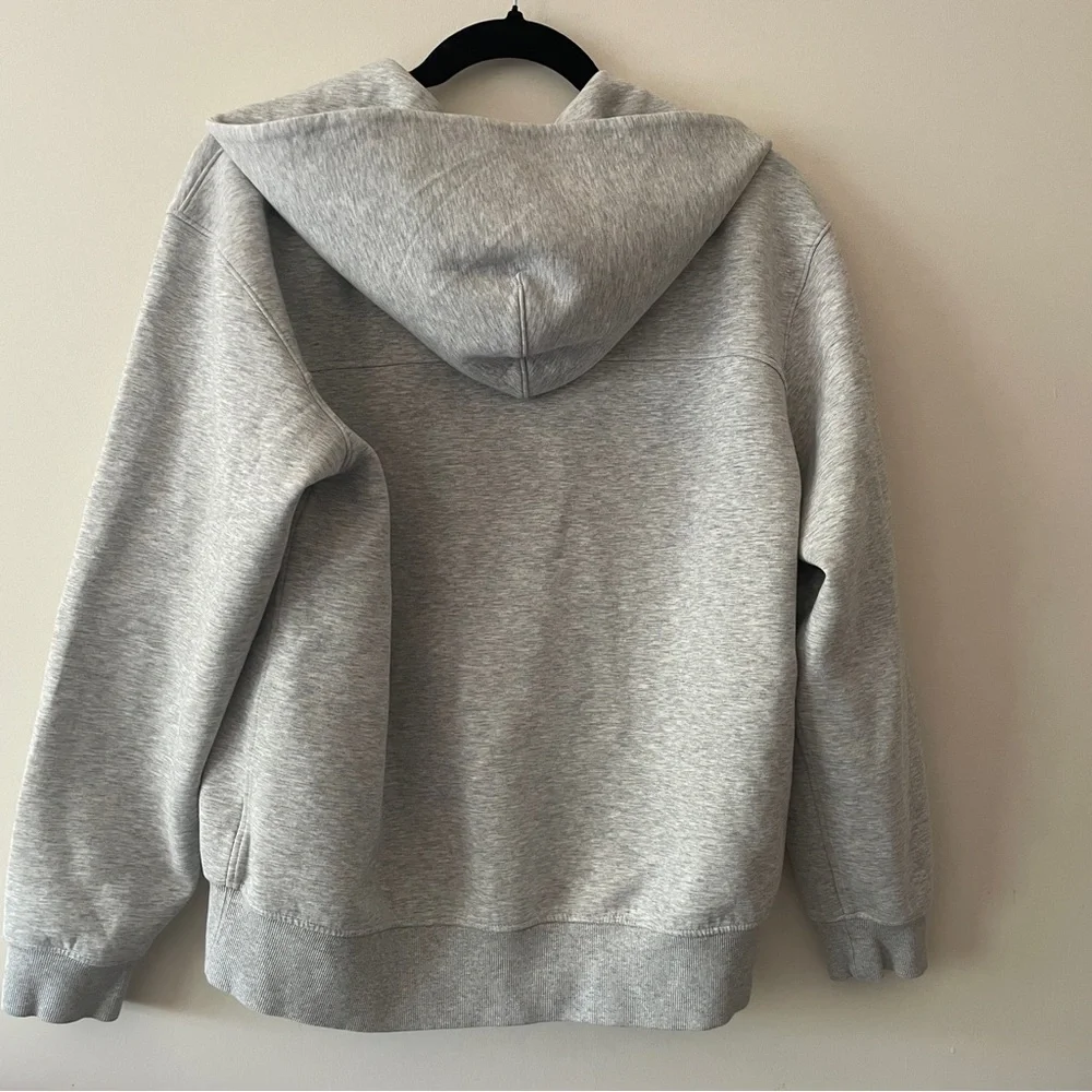 Abercrombie & Fitch YPB neoKNIT MAX Full-Zip Hoodie gray men’s unisex sz Small - Picture 8 of 13
